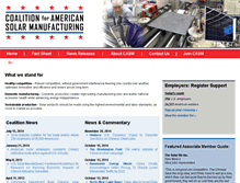 Tablet Screenshot of americansolarmanufacturing.org